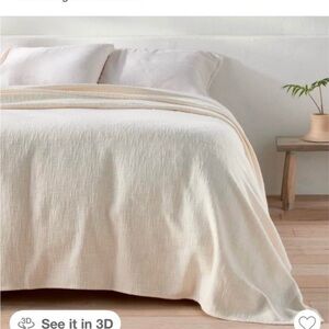 Casaluna Cream Bedding Blanket